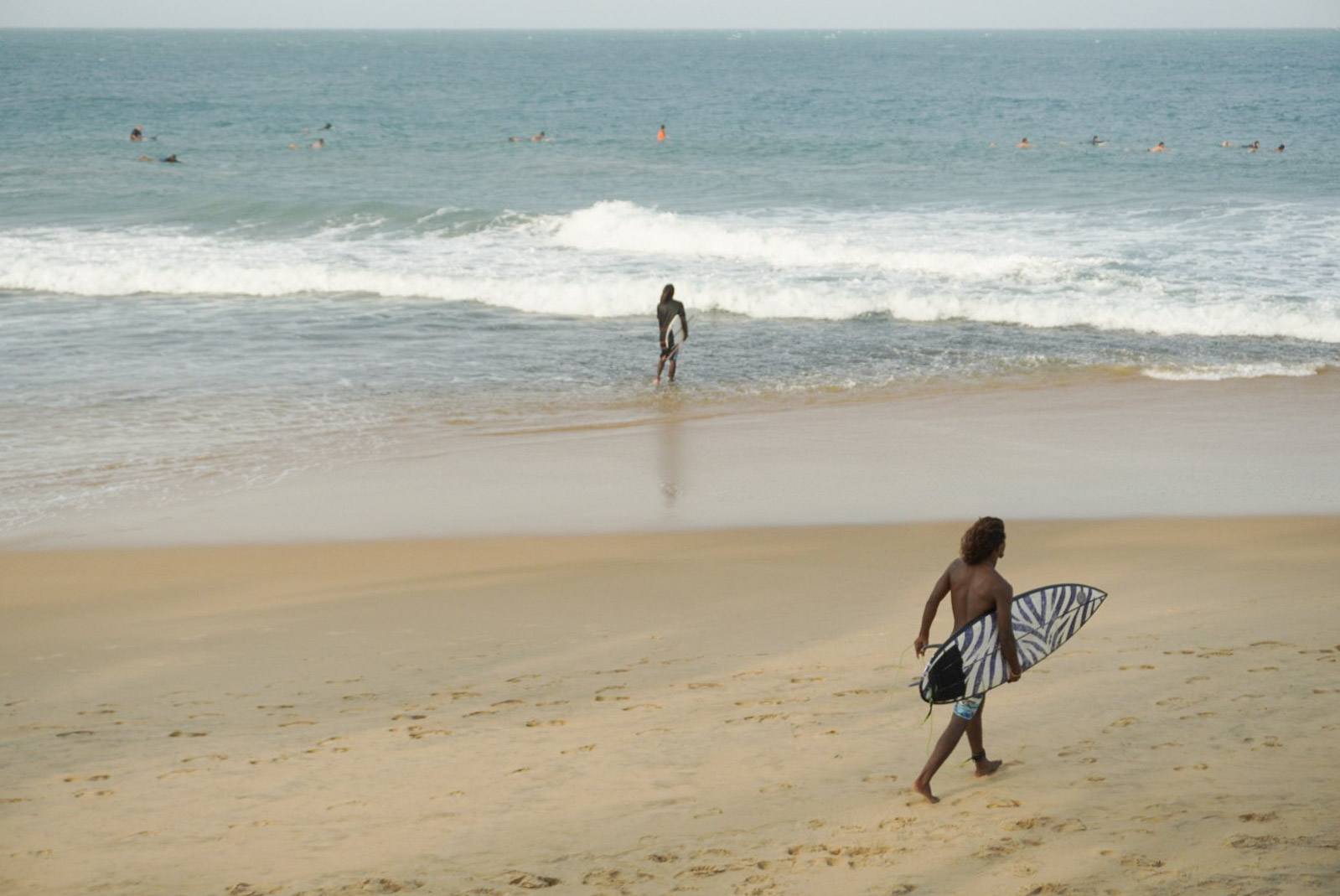 Surf lesson at Arugam Bay
