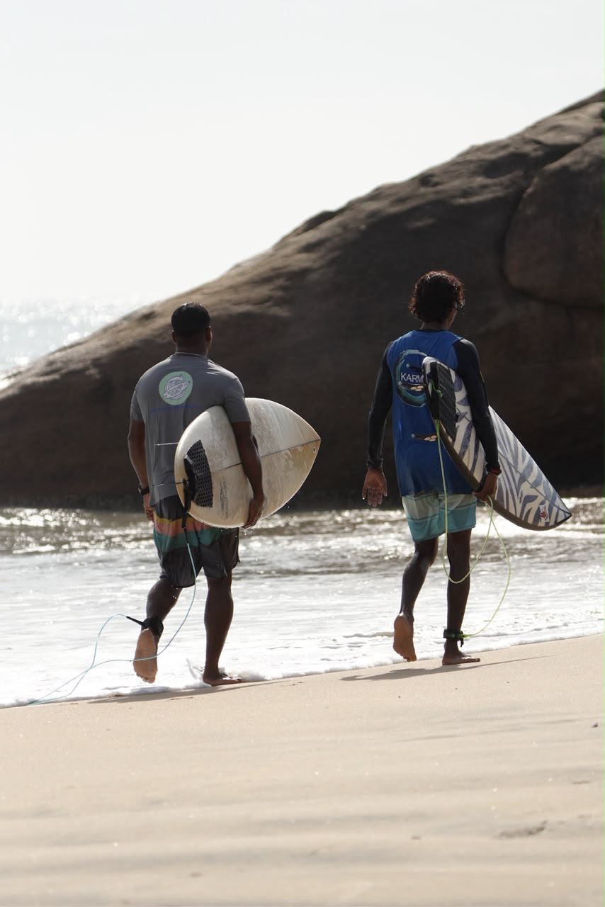 Surf lesson at Arugam Bay